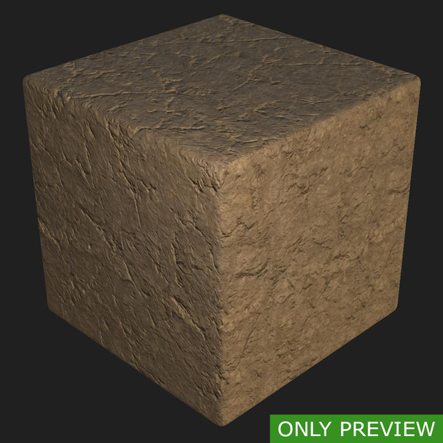 PBR substance preview ground stone