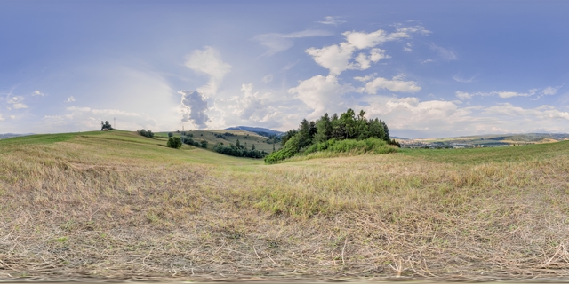 Panorama HDR ° background nature