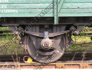Photo Texture of Rail Wagon Wheel