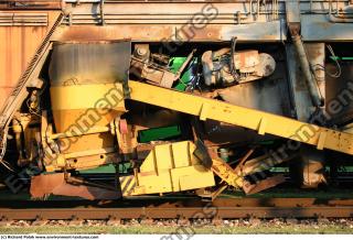 photo texture of machine repair railway
