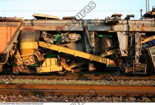 photo texture of machine repair railway