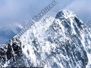 Photo Textures of Background Snowy Mountains