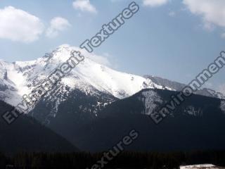 background mountains snowy