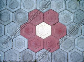Photo Texture of Hexagonal Tiles
