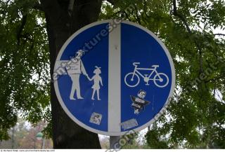 Photo Texture of Pedestrian Traffic Sign
