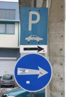 Photo Texture of Parking Traffic Sign