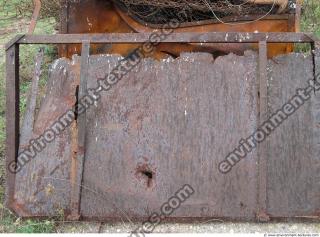 Photo Texture of Metal Plain Rusted 