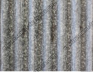 Photo Texture of Metal Corrugated Plates Galvanized