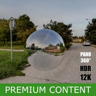 panorama 360 HDRi background street road