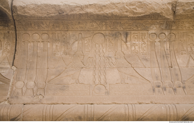 Egypt Dendera Hieroglyphics