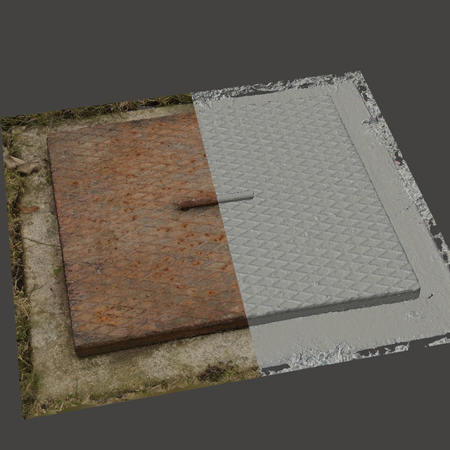 Manhole Cover 3D Scan