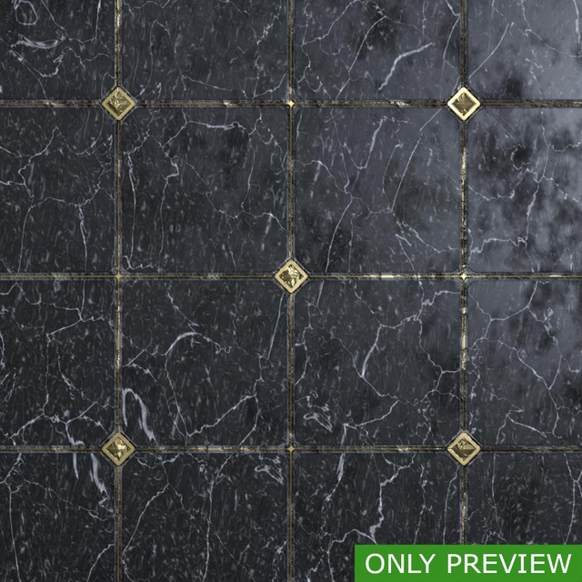 PBR substance material of marble floor created in substance designer for graphic designers and game developers