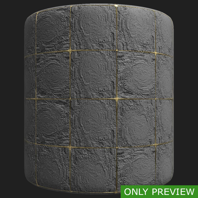 PBR substance material of floor damaged created in substance designer for graphic designers and game developers