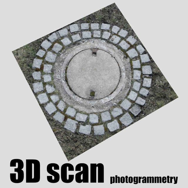 3D scan manhole cover