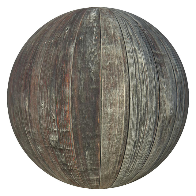 PBR texture of wood planks