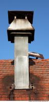 photo texture of metal chimney
