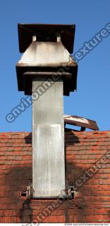 photo texture of metal chimney