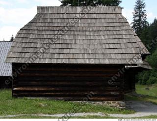 Photo Texture of Building House Wooden