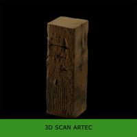 3D scan wooden beam