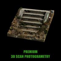 3D scan stairs concrete